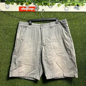 Metal-mulisha Men's Grey and Green Shorts